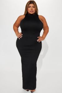 Macie Maxi Dress - Black sold by Fashion Nova