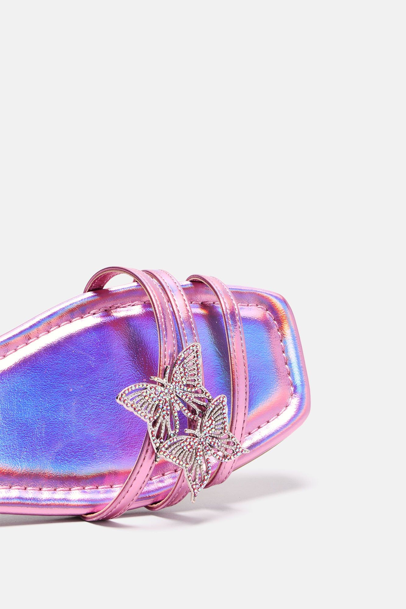 So Relatable Wrap Up Flat Sandals - Pink sold by Fashion Nova product image thumbnail 4