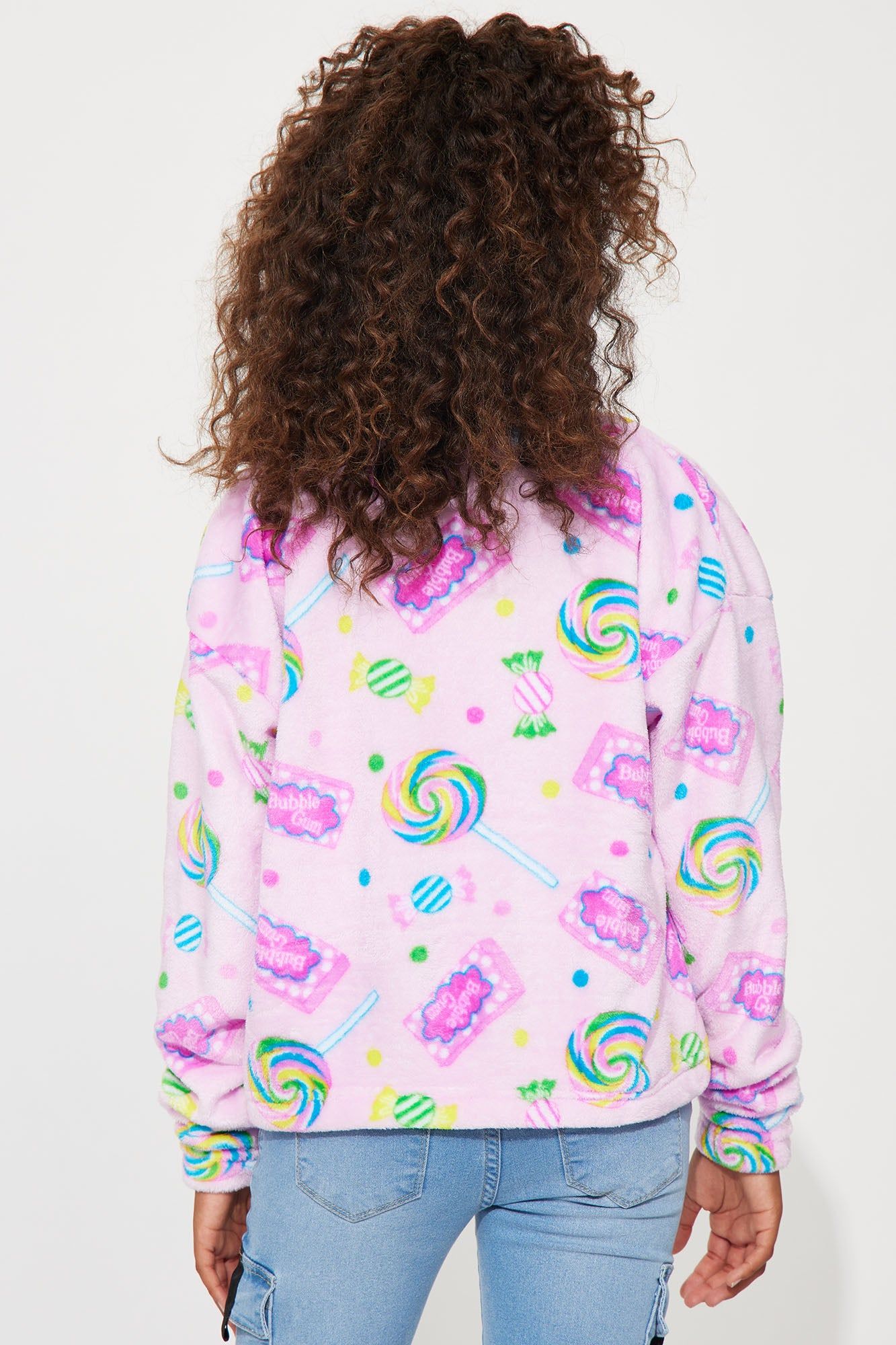 Mini Candy Wonderland Plush Jacket - Pink sold by Fashion Nova product image thumbnail 3