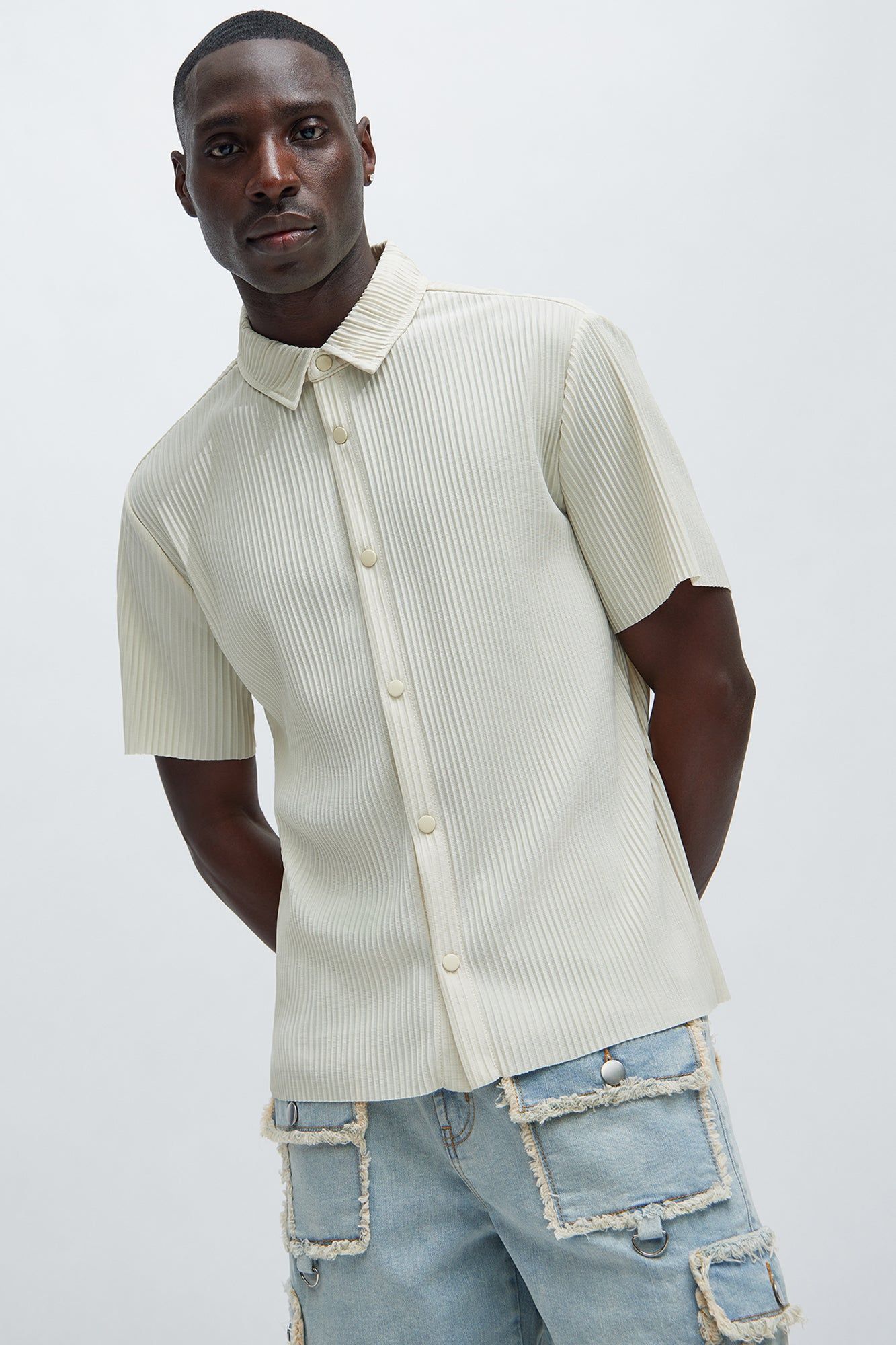 Florence Shirt - Off White sold by Fashion Nova