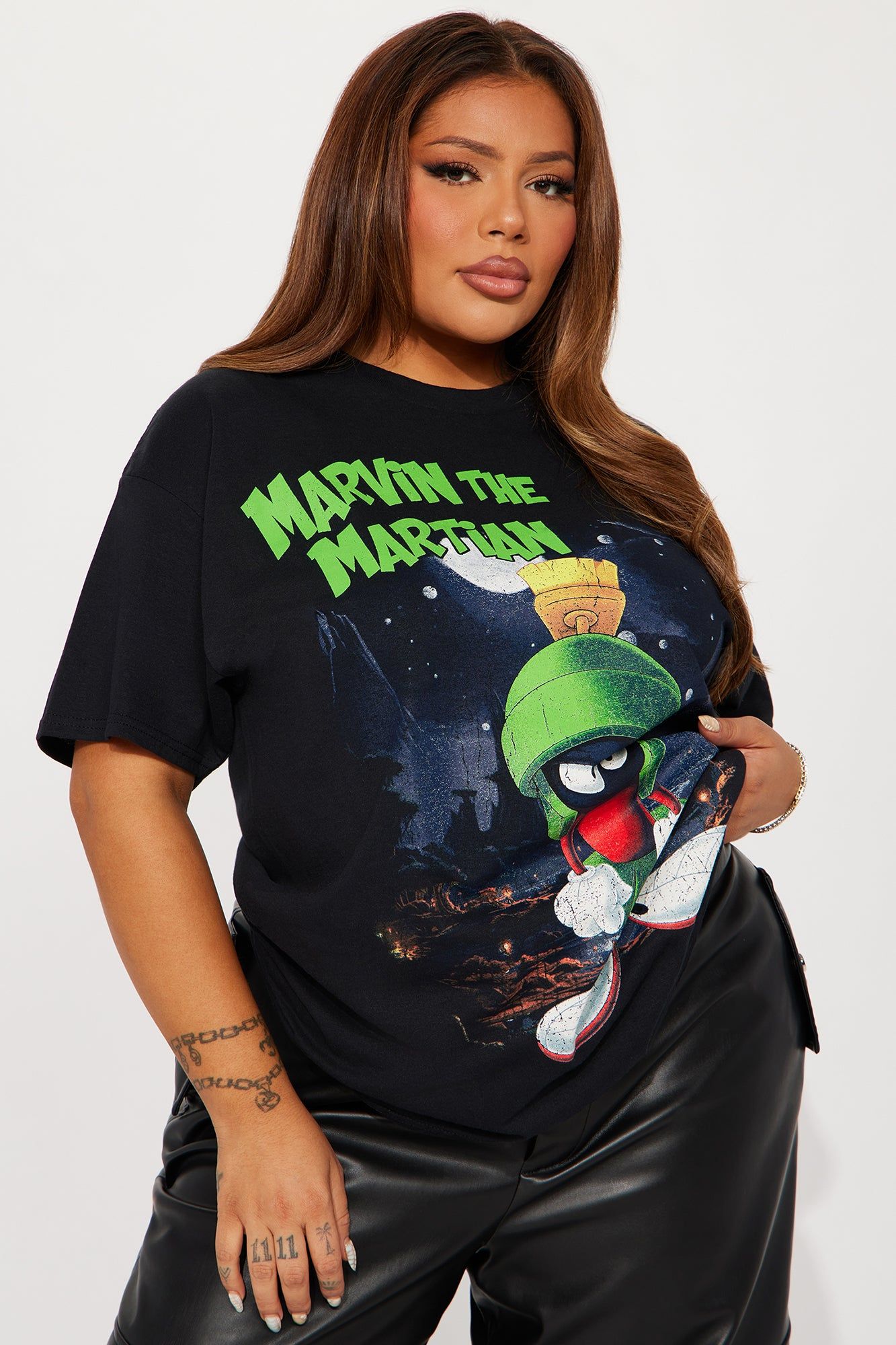 Martian Manhunter Graphic Tee - Black sold by Fashion Nova product image thumbnail 4