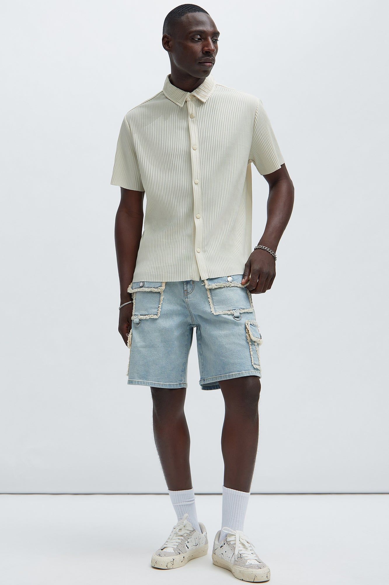 Florence Shirt - Off White sold by Fashion Nova product image thumbnail 2