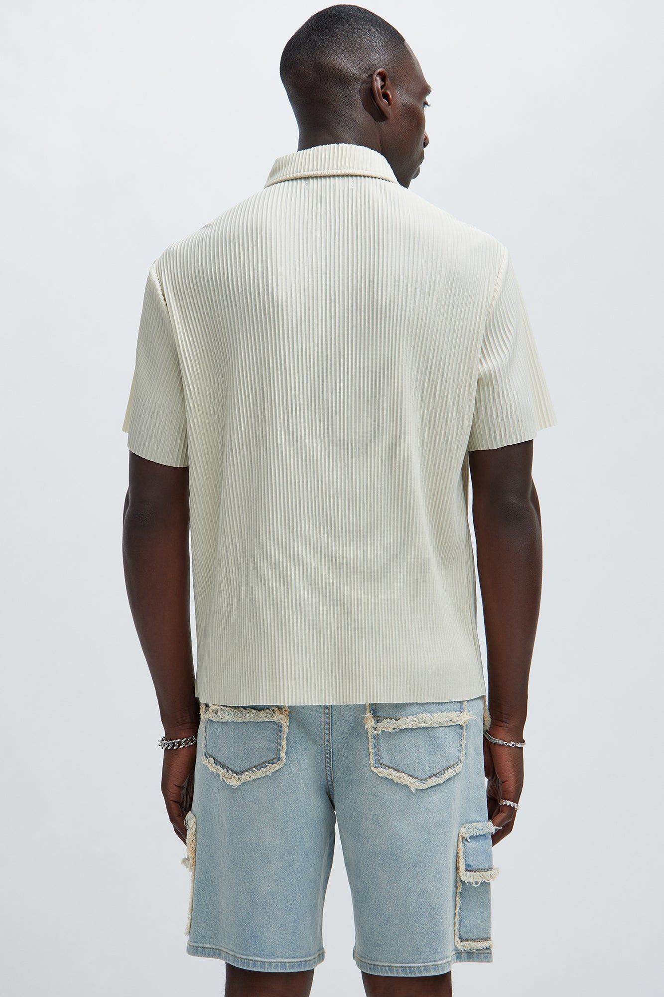 Florence Shirt - Off White sold by Fashion Nova product image thumbnail 4