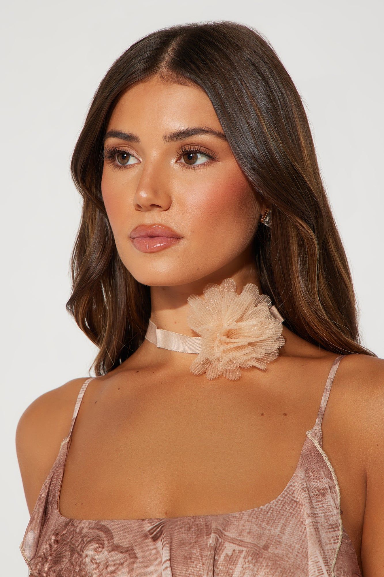 Your Favorite Flower Choker - Beige sold by Fashion Nova product image thumbnail 3