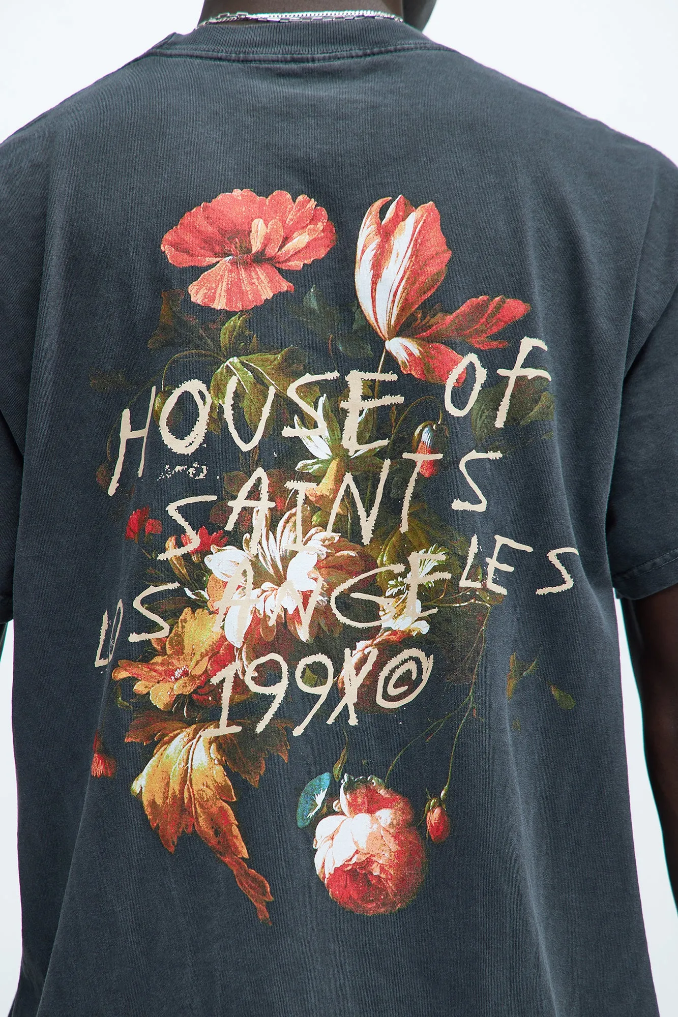 House Of Saints LA Short Sleeve Tee - Black sold by Fashion Nova product image thumbnail 2