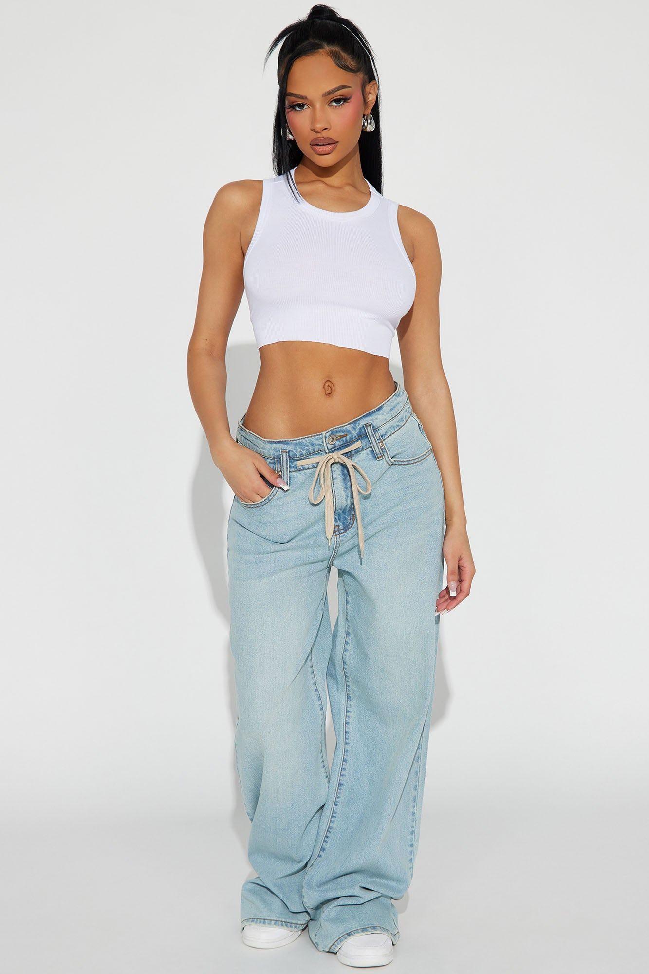 【Anyone more】[Brushed Lining] Kindy Washing Wide Denim PT THE SEAMED WIDE TROUSER RINSE – FRAME