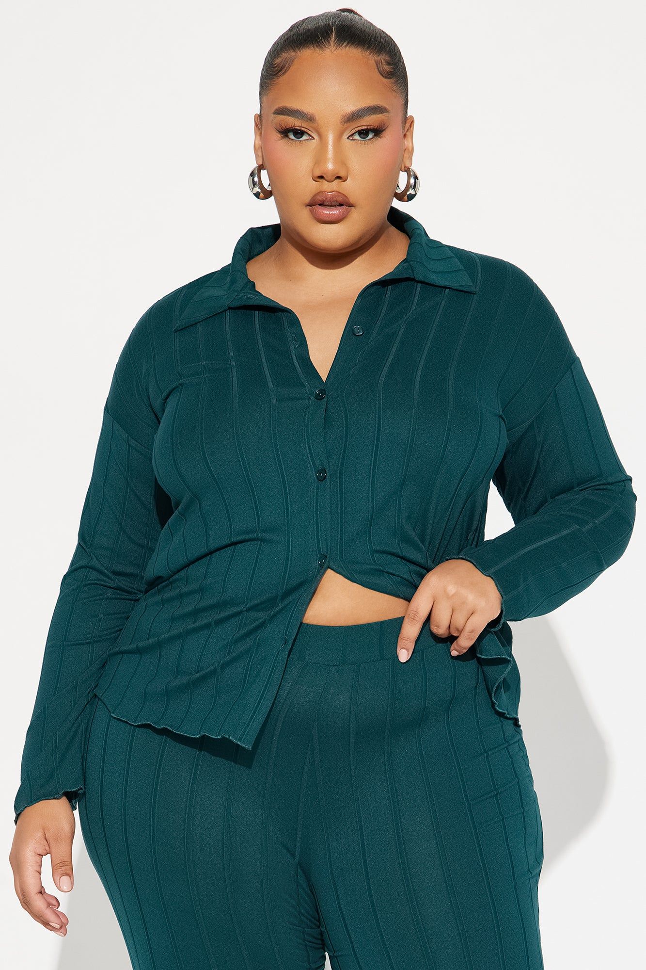 Sarah Pant Set - Hunter sold by Fashion Nova product image thumbnail 5