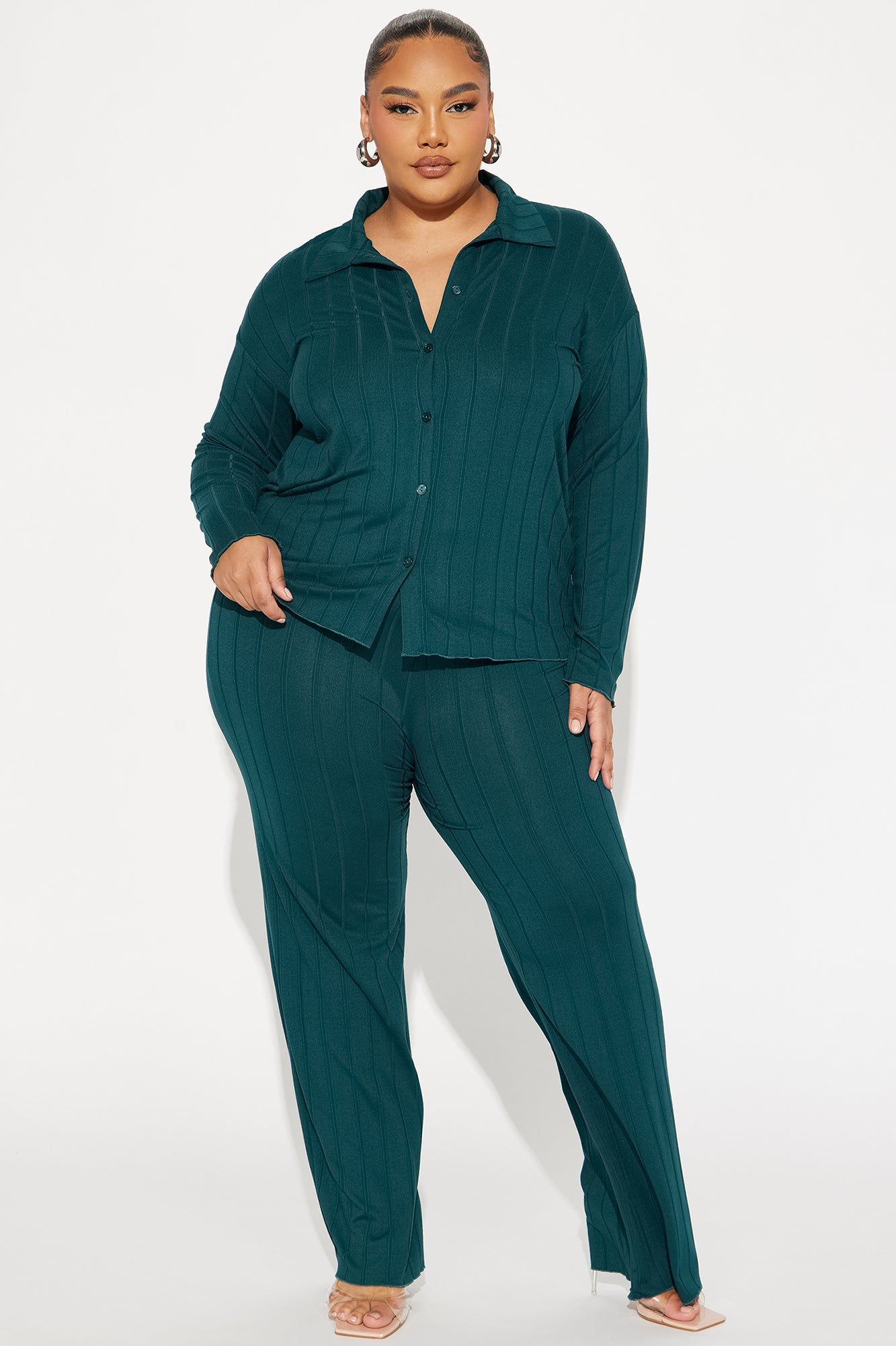 Sarah Pant Set - Hunter sold by Fashion Nova product image thumbnail 4