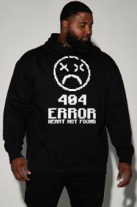 404 Hoodie - Black sold by Fashion Nova