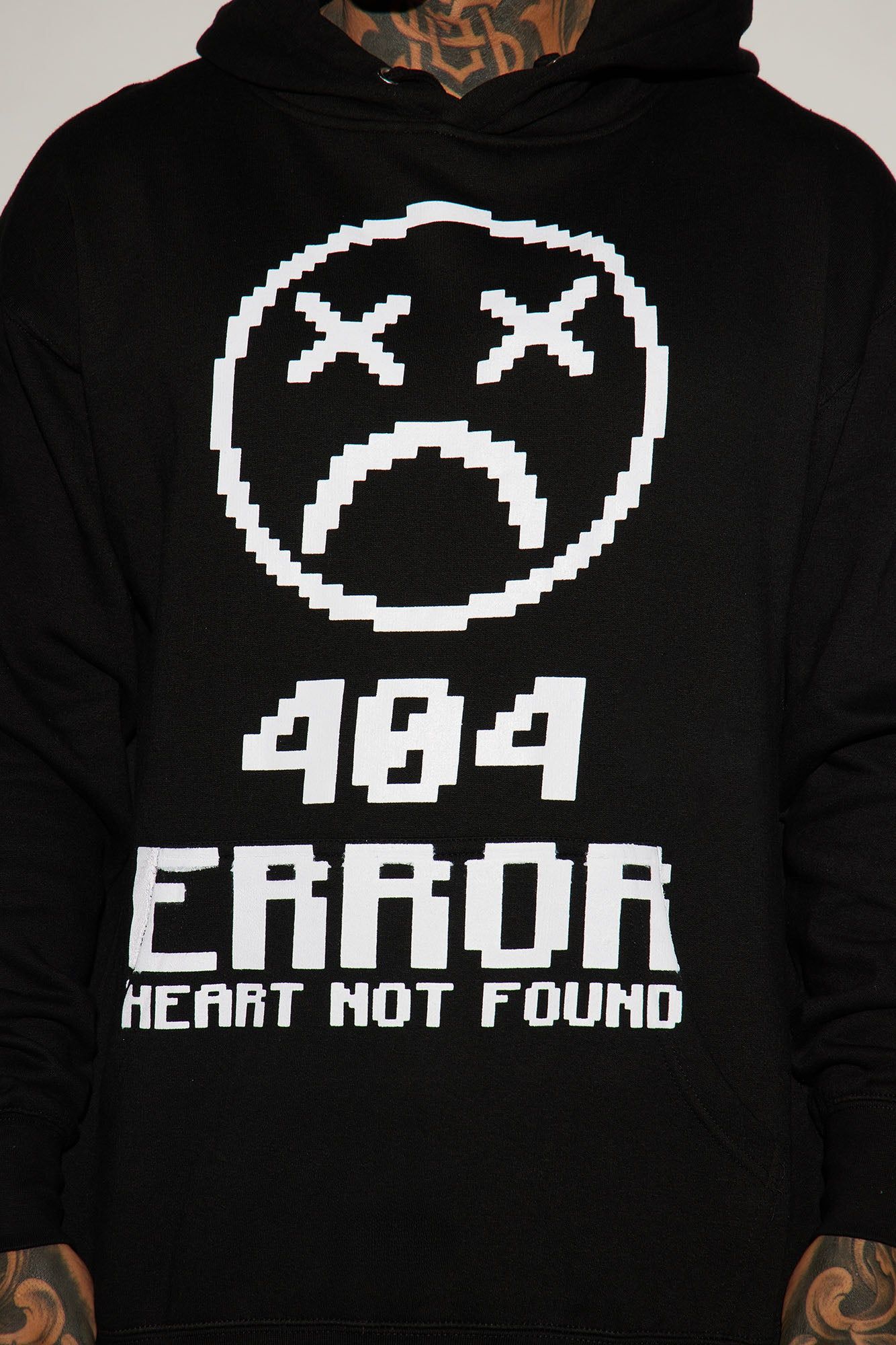 404 Hoodie - Black sold by Fashion Nova product image thumbnail 3