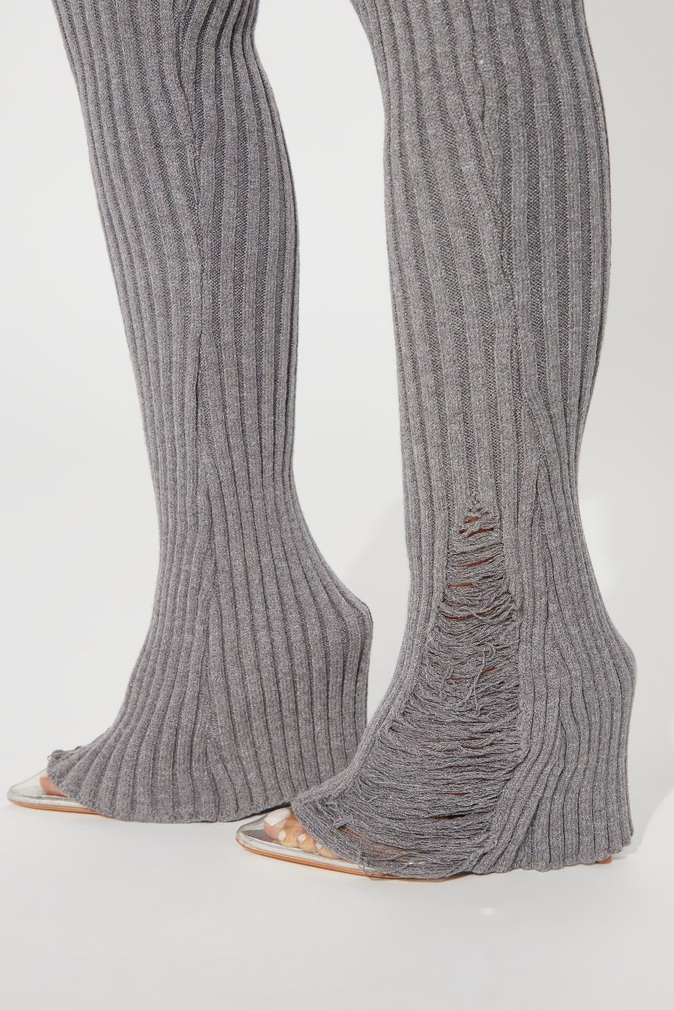 Better Days Sweater Jumpsuit - Heather Grey sold by Fashion Nova product image thumbnail 3