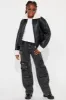 Mini Downtown Girl Bomber Jacket - Black sold by Fashion Nova