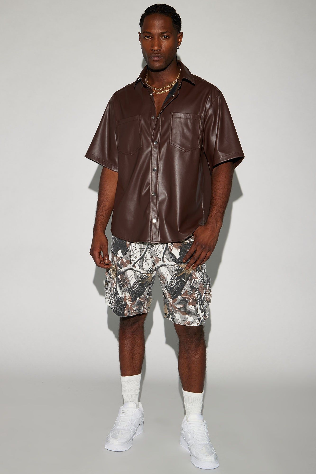 Cliffhanger Cargo Shorts - Camouflage sold by Fashion Nova