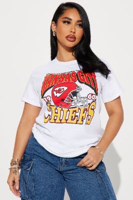 Kansas City Chiefs Nation Tee - White sold by Fashion Nova
