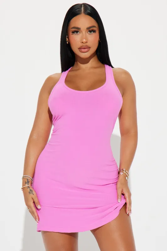 Bedtime PJ Sleep Dress - Pink sold by Fashion Nova