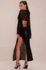 Positano Crochet Maxi Dress - Black sold by Fashion Nova