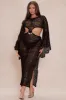 Positano Crochet Maxi Dress - Black sold by Fashion Nova