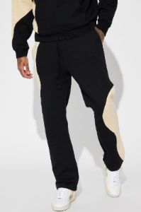 Tyson Opposite Forces Straight Sweatpants - Black/combo sold by Fashion Nova
