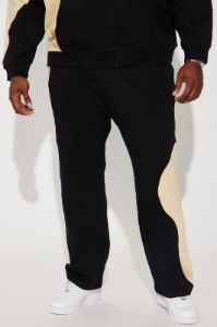 Tyson Opposite Forces Straight Sweatpants - Black/combo sold by Fashion Nova