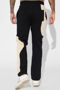Tyson Opposite Forces Straight Sweatpants - Black/combo sold by Fashion Nova