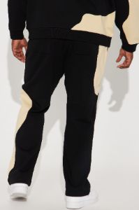 Tyson Opposite Forces Straight Sweatpants - Black/combo sold by Fashion Nova