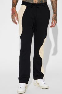 Tyson Opposite Forces Straight Sweatpants - Black/combo sold by Fashion Nova