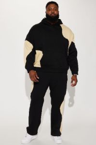 Tyson Opposite Forces Straight Sweatpants - Black/combo sold by Fashion Nova