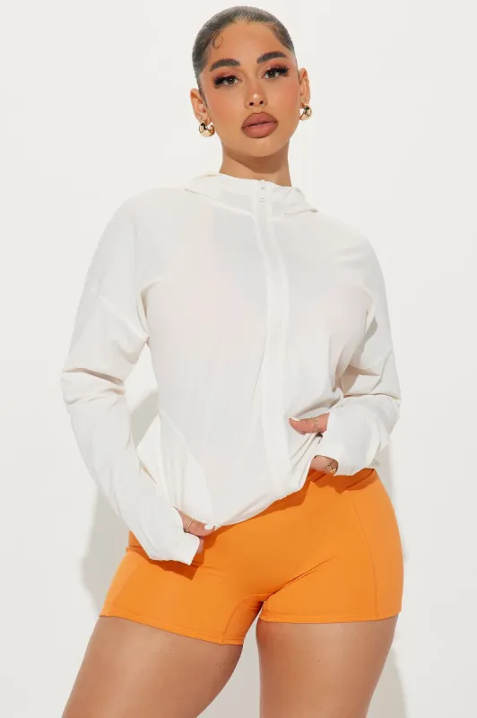 Next Level Active Jacket - White sold by Fashion Nova
