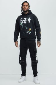 Bradford Skinny Cargo Pants - Black sold by Fashion Nova