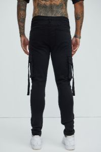 Bradford Skinny Cargo Pants - Black sold by Fashion Nova