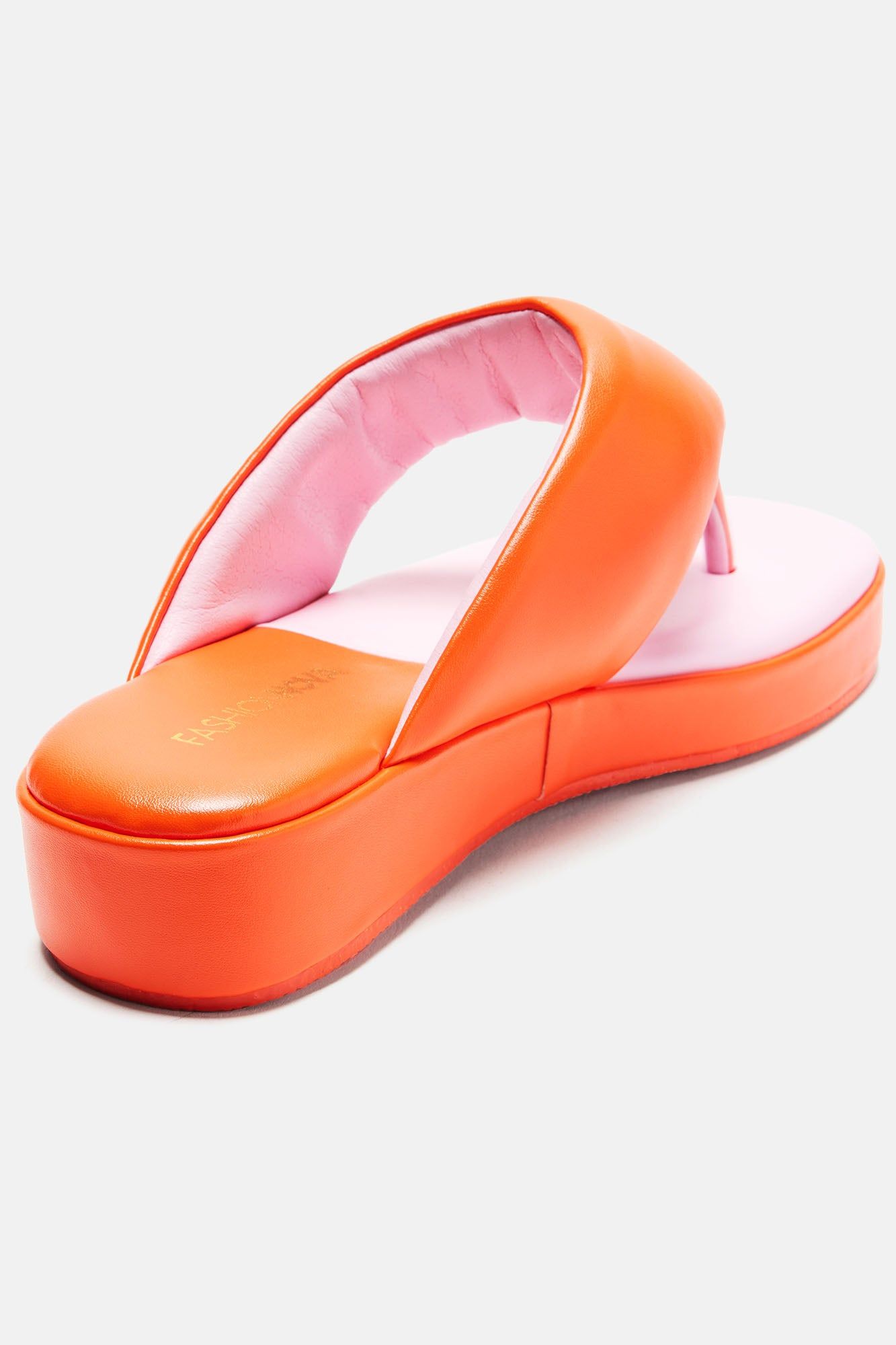 Sunny Side Flip Flops - Orange sold by Fashion Nova product image thumbnail 3