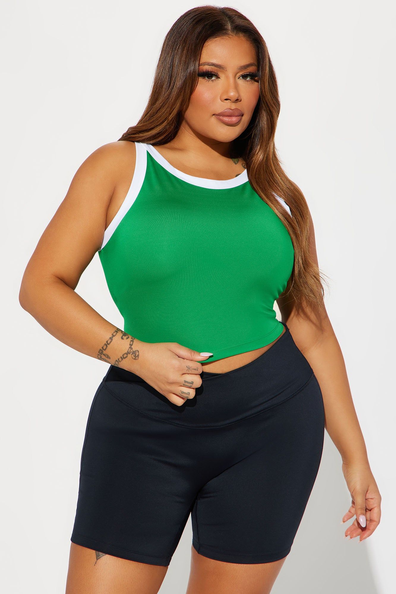 Power Match Elevate Active Top - Kelly Green sold by Fashion Nova product image thumbnail 5