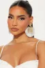 Love And Desire Earrings - White sold by Fashion Nova
