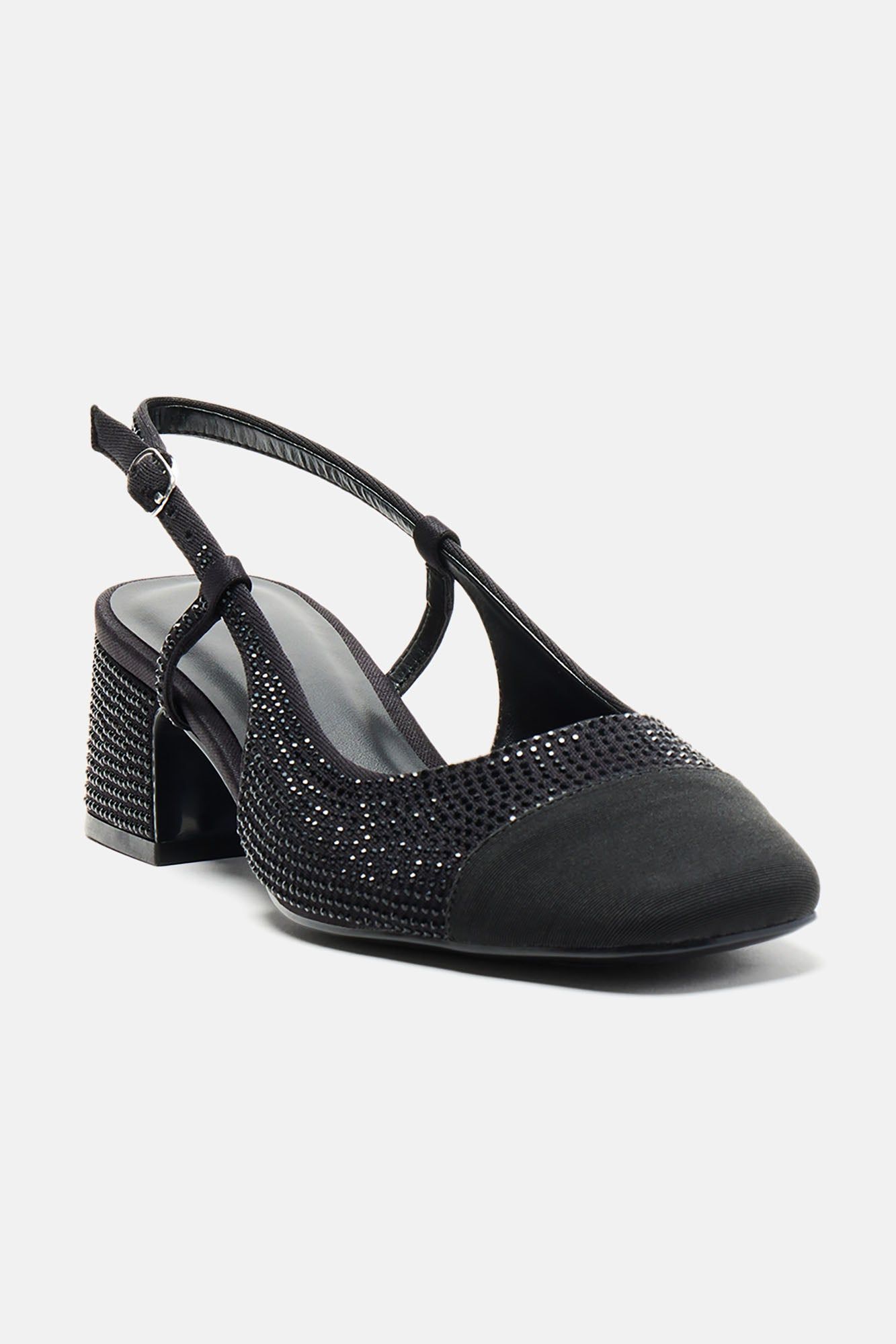 Down The Line Slingback Pumps - Black sold by Fashion Nova product image thumbnail 2