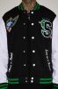 Saint & Sinner Varsity Jacket - Black sold by Fashion Nova