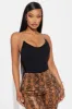 Kamaria Chain Strap Bodysuit - Black sold by Fashion Nova