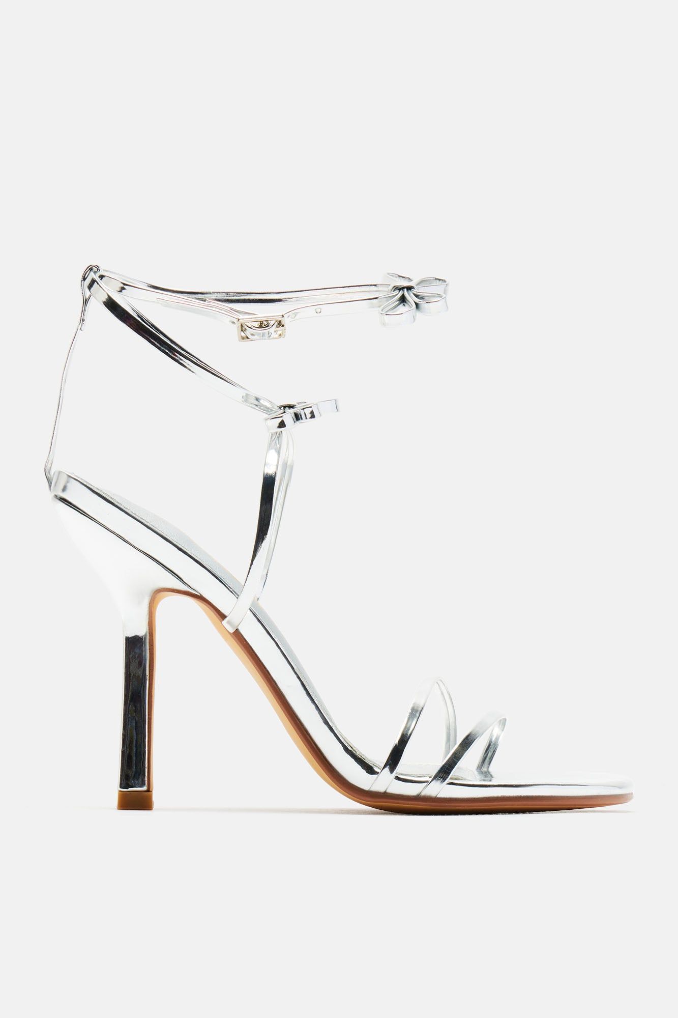 Heaven Sent Heeled Sandals - Silver sold by Fashion Nova product image thumbnail 5