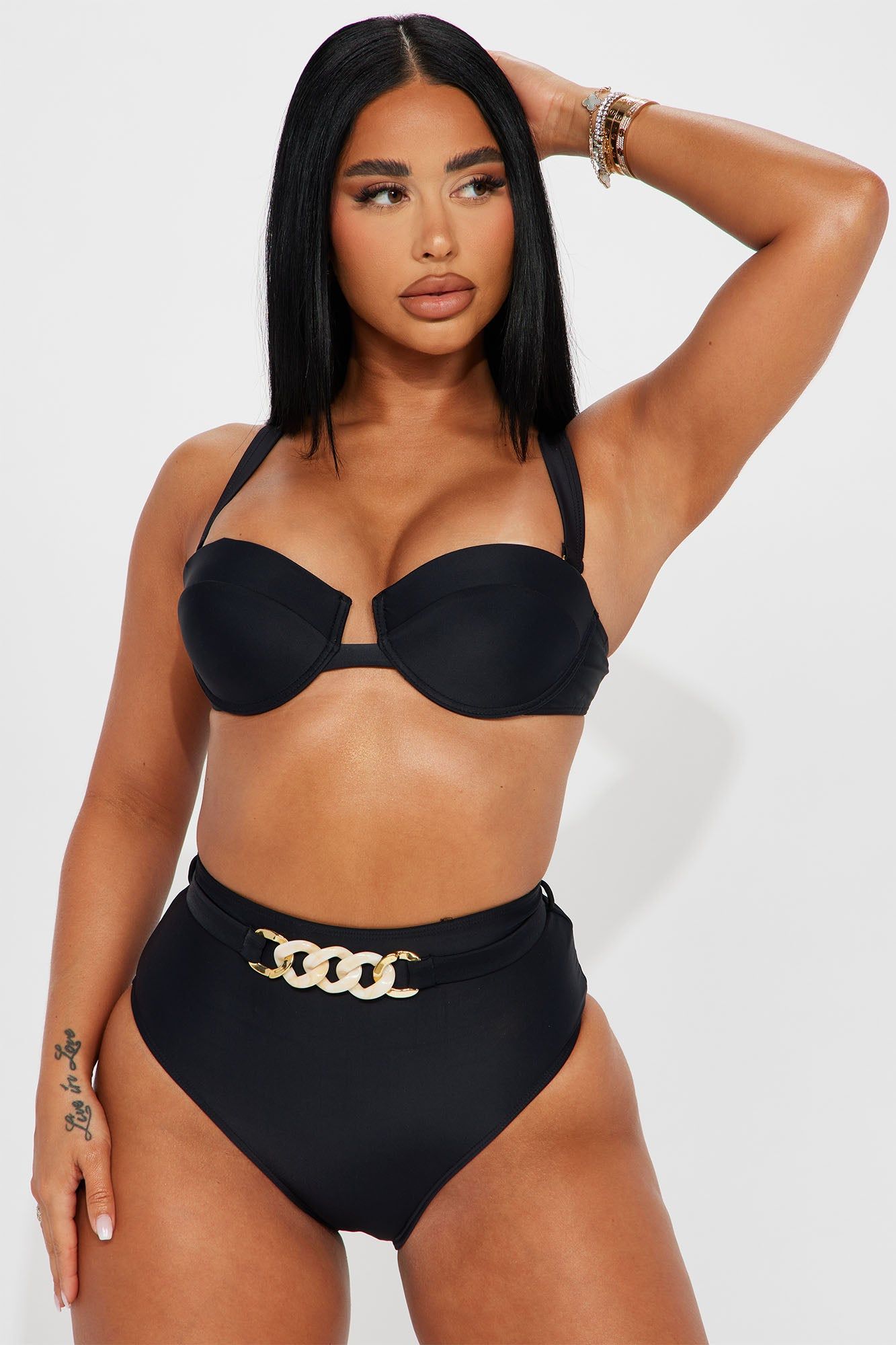 Olivia 2 Piece Bikini - Black sold by Fashion Nova