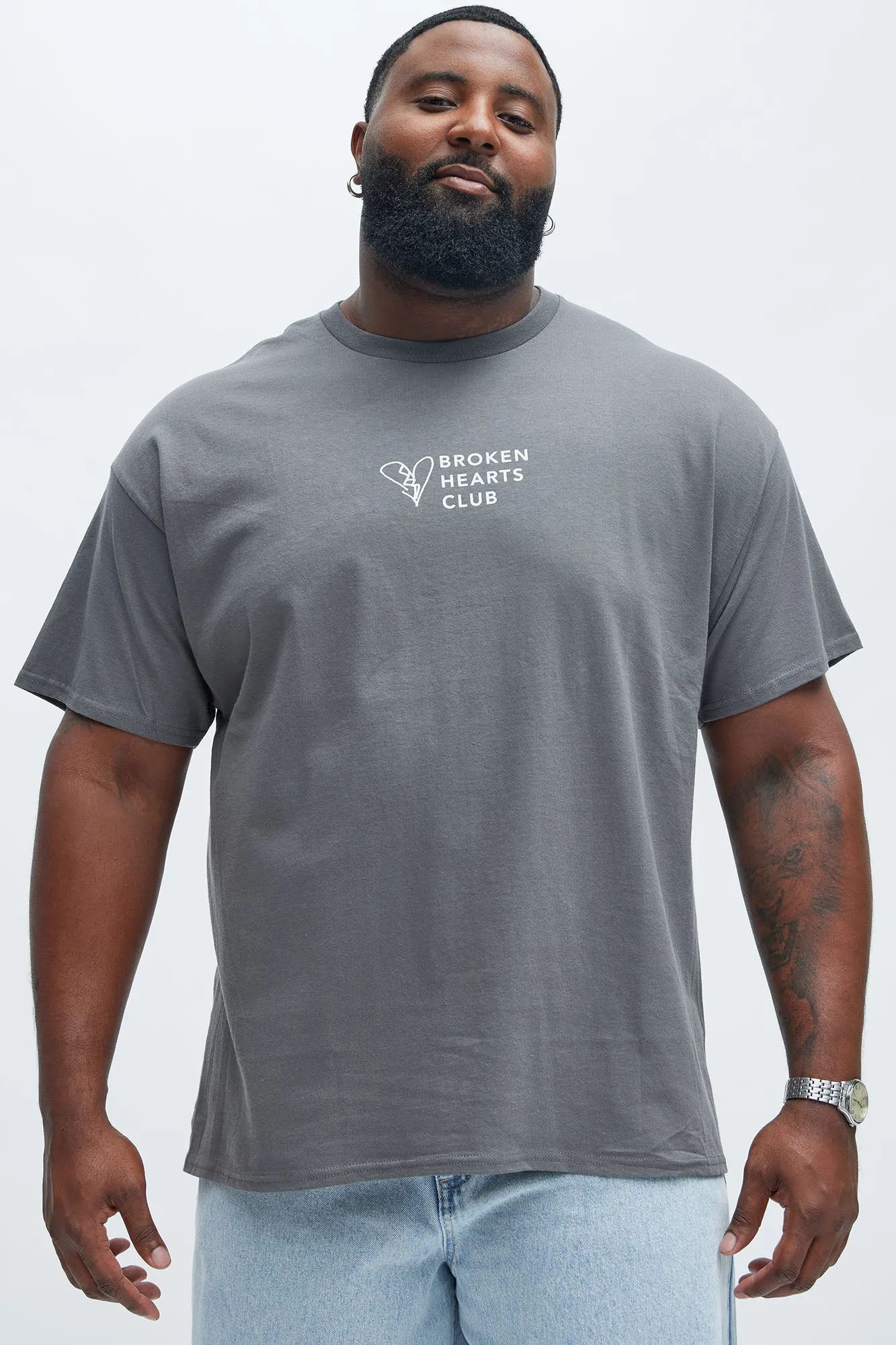 No More Sunsets Short Sleeve Tee - Charcoal sold by Fashion Nova product image thumbnail 5