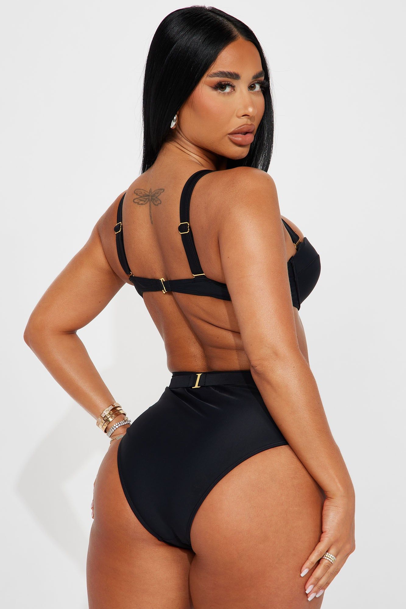 Olivia 2 Piece Bikini - Black sold by Fashion Nova product image thumbnail 3