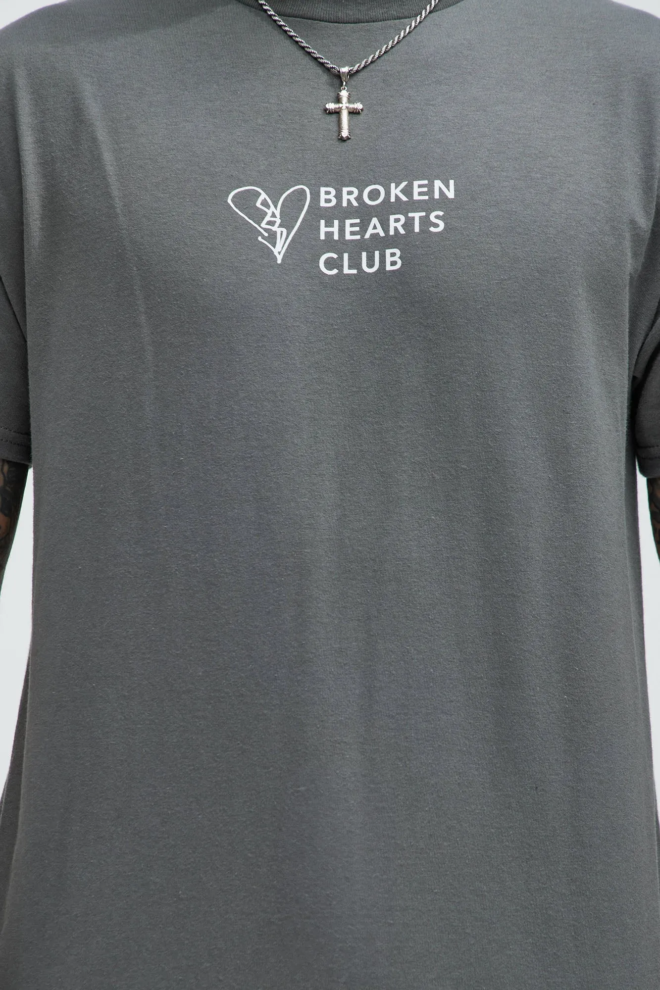 No More Sunsets Short Sleeve Tee - Charcoal sold by Fashion Nova product image thumbnail 3