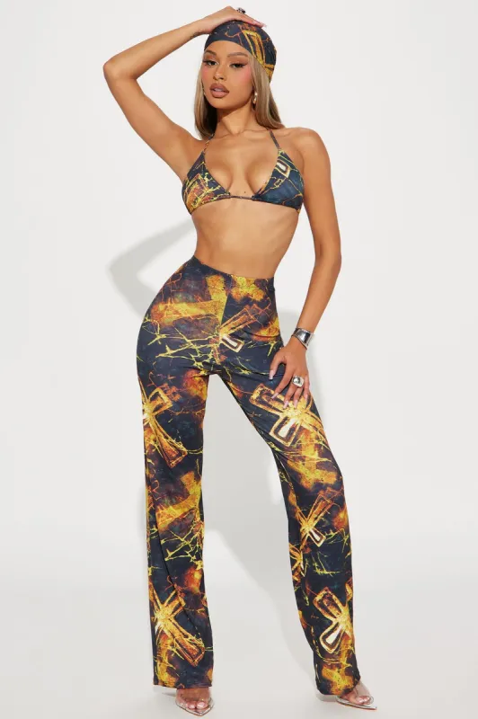 Always Hot 3 Piece Pant Set - Black/combo sold by Fashion Nova