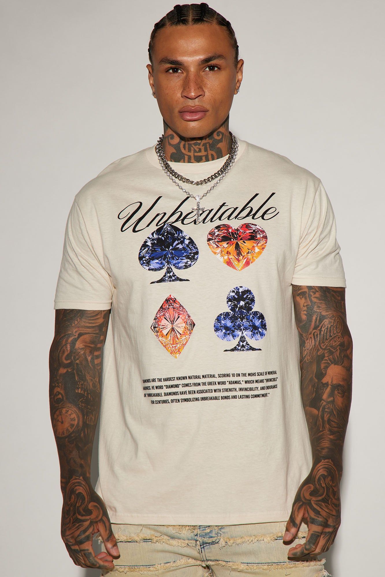 Unbearable Short Sleeve Tee - Sand sold by Fashion Nova