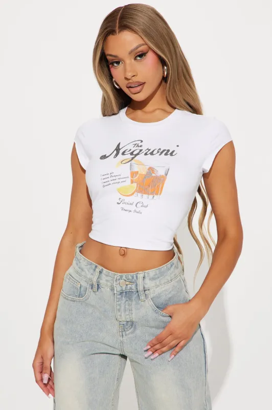 Another Negroni Please Tee - Ivory sold by Fashion Nova
