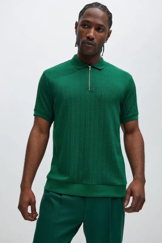 Caddie Short Sleeve Polo - Green sold by Fashion Nova
