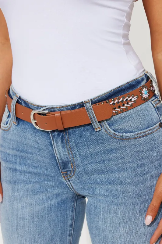 Time To Saddle Up Belt - Brown sold by Fashion Nova