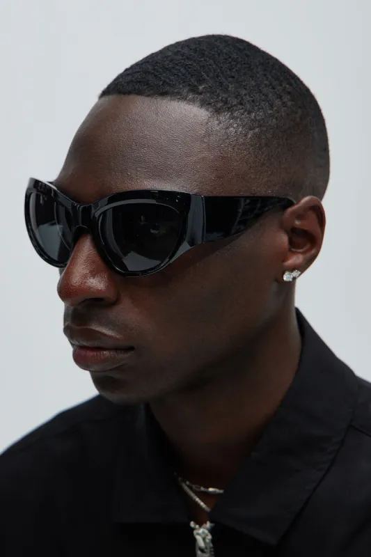 Flux Sunglasses - Black sold by Fashion Nova