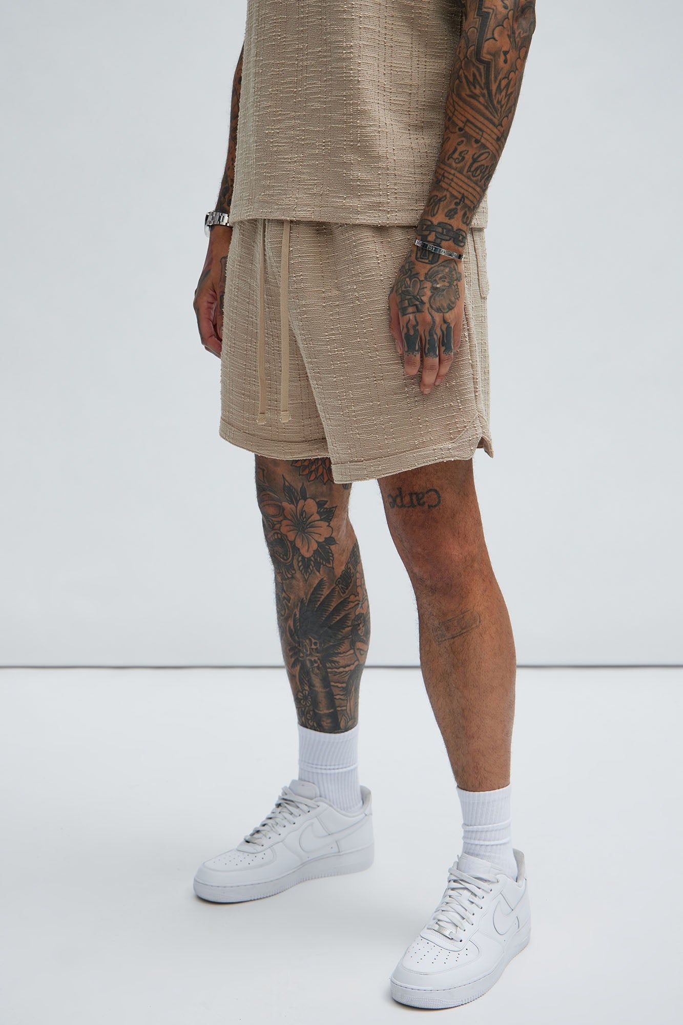 Jordan Textured Volley Shorts - Tan sold by Fashion Nova product image thumbnail 3