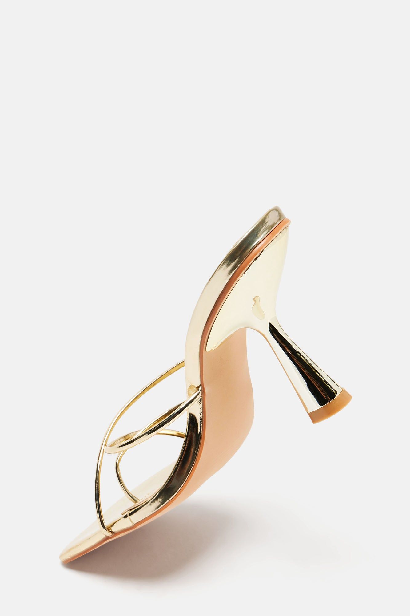 Only One For Me Heeled Sandals - Gold sold by Fashion Nova product image thumbnail 5