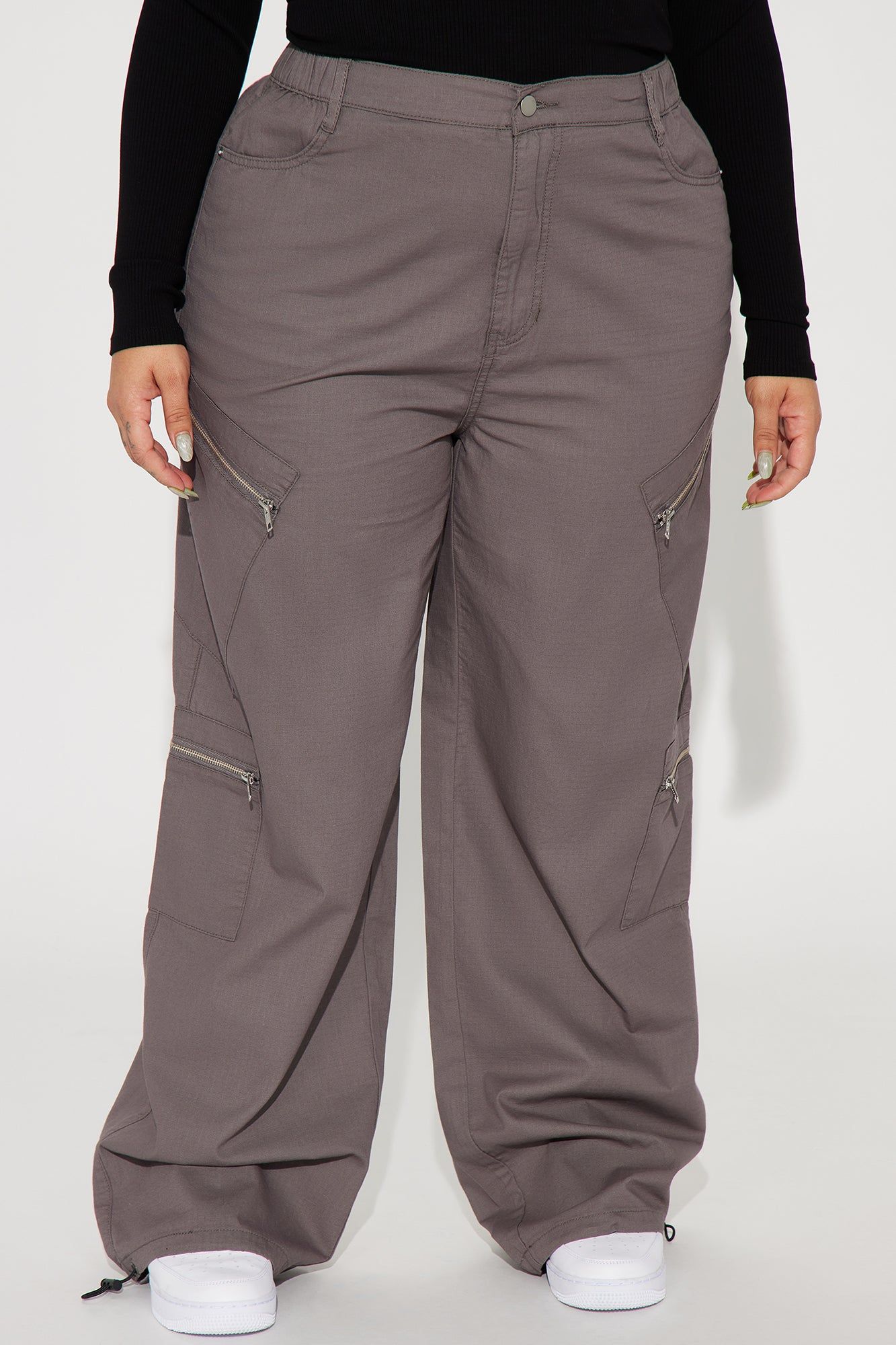 All My Life Ripstop Cargo Pant - Charcoal sold by Fashion Nova product image thumbnail 5